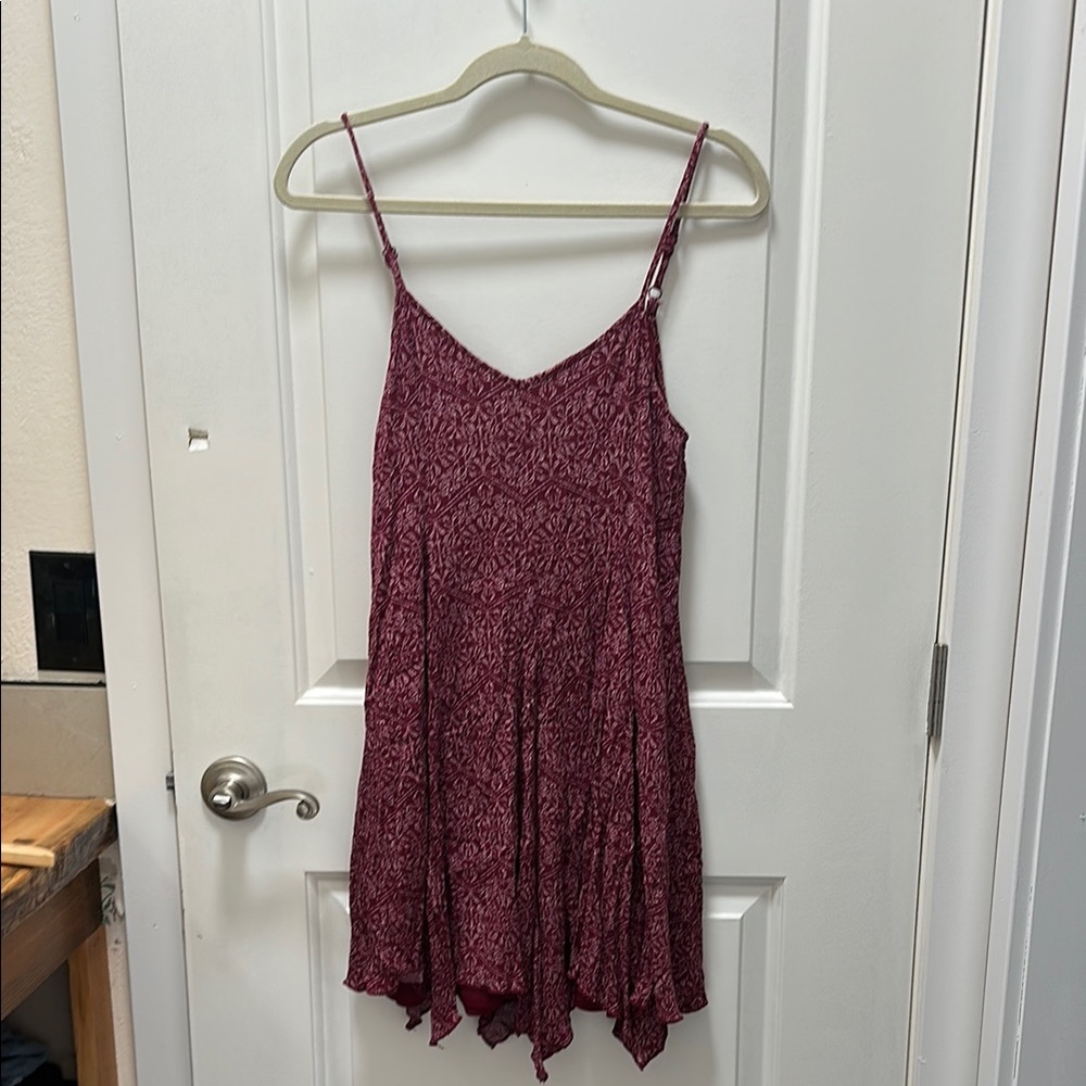 Lily Rose Deep Red Sleeveless Dress